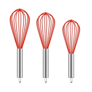 Ensemble de 3 fouets de <span class=keywords><strong>cuisine</strong></span> écologiques en acier inoxydable de qualité supérieure, <span class=keywords><strong>fouet</strong></span> à œufs manuel, <span class=keywords><strong>fouet</strong></span> en silicone pour la pâtisserie, <span class=keywords><strong>fouet</strong></span> à ballon, <span class=keywords><strong>fouet</strong></span> de <span class=keywords><strong>cuisine</strong></span> robuste - Product Image 6