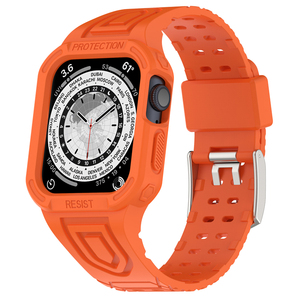 Nuevo 49mm 45mm 41mm 40mm 44mm Mujeres Hombres Tpu Silicon Rugged Sports Smart <span class=keywords><strong>Watch</strong></span> Correa con estuche para <span class=keywords><strong>Apple</strong></span> <span class=keywords><strong>Watch</strong></span> Series - Product Image 2