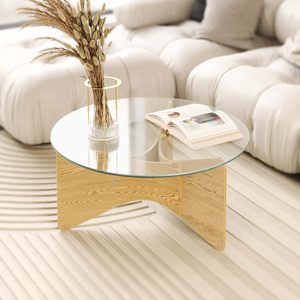 Mesa de centro redonda moderna Umbra Madera - Product Image 2