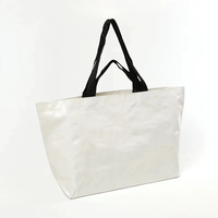 Sac de courses réutilisable en PP non tissé, durable, moderne, moyen, imperméable, pliable, avec bandoulière, pour supermarché