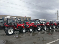 Machine agricole 120hp ld yto, tracteur diesel, pneu 4x4, 8.3x20, 9.5x22, avec trencheuse et agriculture, utilise un chargeur frontal