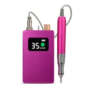 New Manicure E File Rechargeable Portable Nail Drill 35000RPM Brushless Nails Drill Machine