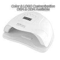 Sèche-ongles Sunkin SUNX5 Plus 120W personnalisable, séchage rapide en 10 secondes, mode indolore, personnalisation du logo couleur, utilisation à domicile ou en salon, 36 LED UV