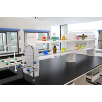 Nouveau design de laboratoire de chimie banc de travail en acier banc de travail de laboratoire hotte banc de travail de laboratoire