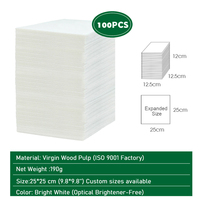Ensemble de couverts en bois compostables avec serviettes en papier, baguettes jetables, fourchettes, cuillères, couteaux