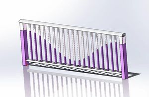 ความกว้างที่กำหนดเองได้0.8-2.0ม. 201กันสนิมสแตนเลสเกรดวิศวกรสะท้อนแสงทนทานก่อสร้างเพื่อความปลอดภัยบนถนน - Product Image 4