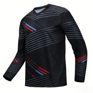 Camisetas de Secado Rápido Resistentes al Desgaste con Logotipo Personalizado, Jersey de Ciclismo MTB para Ciclismo de Montaña, Hombres, Trail, Downhill, Eventos - Product Image 3