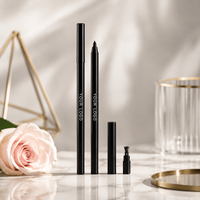 Crayon Eyeliner Gel Personnalisé avec Taille-Crayon Intégré, Anti-Bavures, Marque Privée
