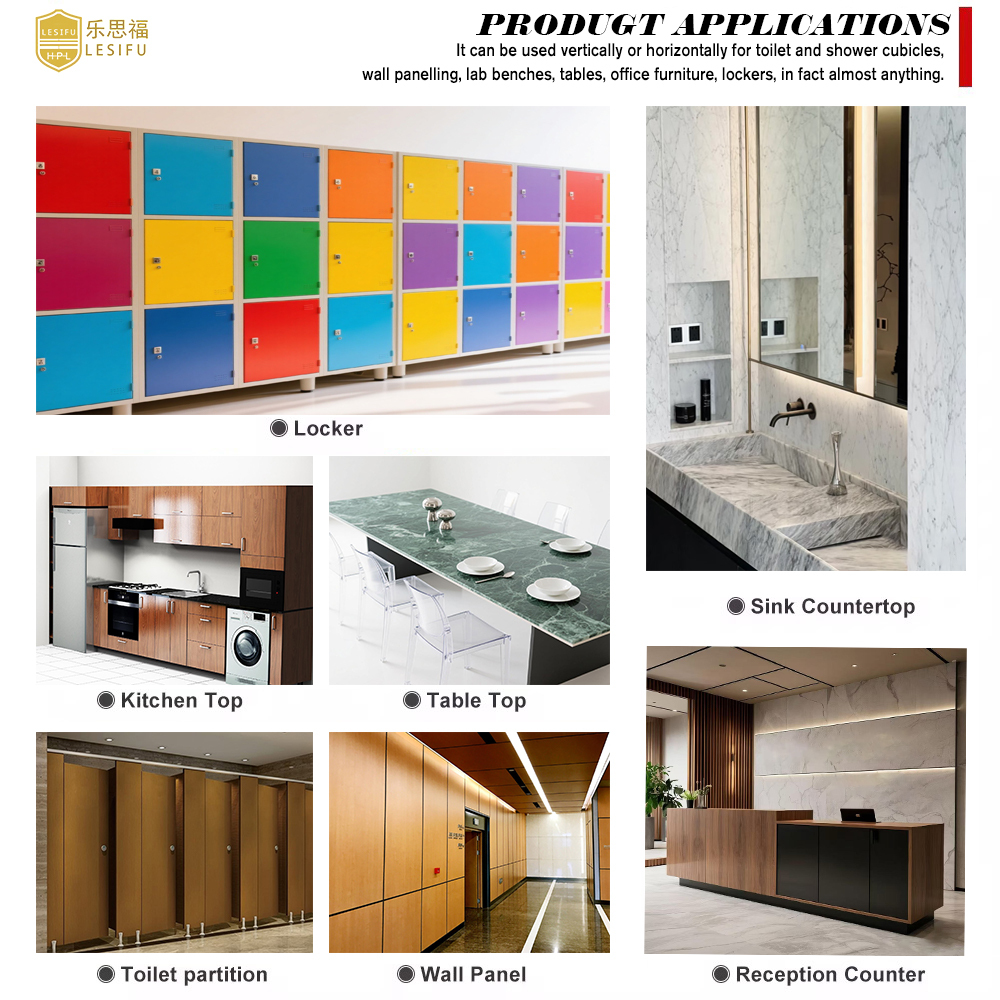 LESIFU Waterproof Decorative High-pressure Laminates / HPL Calacatta Marble Formica Sheet · image 4