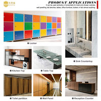 LESIFU Stratifiés décoratifs haute pression étanches/HPL Calacatta Marbre Formica Feuille