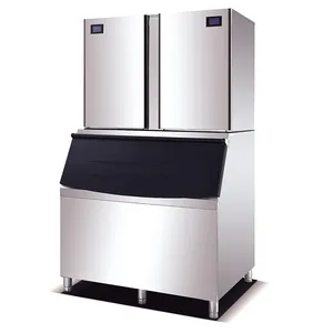 Ecoice 1000kg /24 Stunden Crescent Ice Maker Große kommerzielle Würfel-Eismaschine