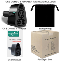 CCS1 à DC 250A convertisseur de puissance de charge de véhicule électrique rapide adaptateur de chargeur Ev Portable