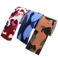 Camo pita kinesiologi olahraga atletik pita otot elastis lem akrilik sensitif medis katun bernapas K pita sampel dukungan