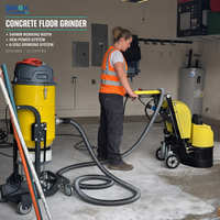 Machine à meuler le béton 540 mm à double tête, 6 disques, 4 kW, polisseuse de sol robuste pour époxy et terrazzo, 220 V 380 V CE