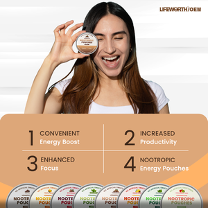 Polvere Nootropica alla Caffeina |   Integratore Energetico per Adulti con Criniera di Leone, Alpha-GPC e L-Teanina per la Salute Immunitaria e Cerebrale - Product Image 5