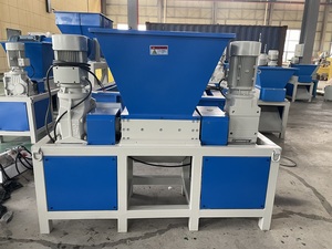 <b>Small</b> Double Shaft Portable Waste <b>Plastic</b> Bag <b>Bottle</b> Recycling Crusher Shredder Machine With Gearbox and Pump Double Shaft Desig - Product Image 5