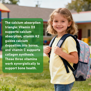 Gummies multivitaminées pour enfants sur mesure avec calcium, zinc, soutien immunitaire, gummies véganes, stimulant d'énergie, complément nutritionnel - Product Image 6