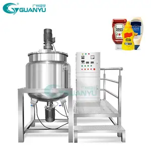 Guanyu High Quality 100L 1000L 2000L Homoginizing Mixer Machine Stainless Steel Mischtank Mixing Tank With Agitator