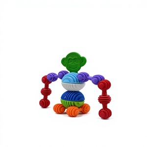 Figura de Mono de Safari Animal Divertido, Juguete para Niños, Miniatura de Animal Coleccionable de PVC, Regalo Educativo para Niños y Niñas - Product Image 1