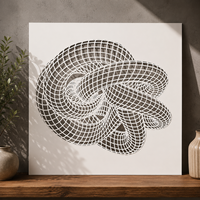 Grand pochoir de peinture DIY de 23,6 x 23,6 pouces, lavable, réutilisable, modèle en plastique fabriqué en matériau PET