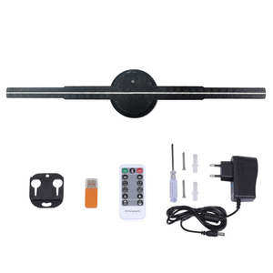 Wifi 3D Hologram Fan chiếu 42cm 384 <span class=keywords><strong>LED</strong></span> hạt độ nét cao 3D quảng cáo hiển thị Fan triển lãm Holographic hiển thị Fan - Product Image 2