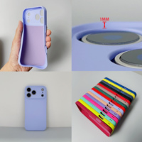 Mode Logo Personnalisé Designer Coloré Silicone Tpu coque de téléphone Couverture de téléphone portable pour Iphone 17 Pro Max étui