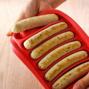 Hot Dog <b>Silicone</b> Mould <b>Baking</b> Tools Set Food Grade Cooking Mold for Sausage DIY Kitchen Rubber Hot Dog Mold - Product Image 3