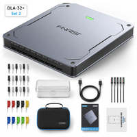 Analyseur logique FNIRSI DLA-16 DLA-32 Plus, 16/32 canaux, échantillonnage jusqu'à 1 GHz, USB 3.0, mémoire tampon 4 Gbit, flux de données, plus de 170 protocoles