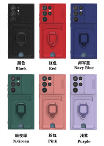 Étui de téléphone multifonctionnel en TPU avec fenêtre coulissante et <span class=keywords><strong>protection</strong></span> pour carte pour Samsung Galaxy S24 A54 A34 5G S25 S21 <span class=keywords><strong>FE</strong></span> A04E A16 - Product Image 6