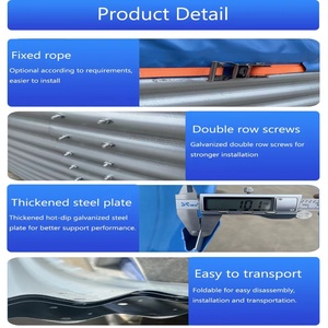 Bacs à poissons bon marché hors sol, aquaculture, grand bassin à poissons en bâche, réservoir d'élevage de poissons - Product Image 5