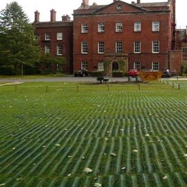 <span class=keywords><strong>Malla</strong></span> de protección de césped de refuerzo de protección plana de plástico de 1000gsm personalizada al por mayor - Product Image 5