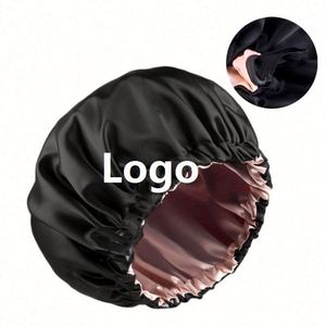 Gorro de Dormir de Seda y Satén Ajustable de Alta Calidad para Mujer, Estilo Personalizado, Doble Capa, para Uso Diario y al Aire Libre, Cuatro Estaciones - Product Image 1