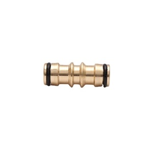 Copper Nipple 2 Way <b>Quick</b> <b>Connector</b> 12-16mm For Garden Hose Water Use Car Wash Flower Watering - Product Image 2