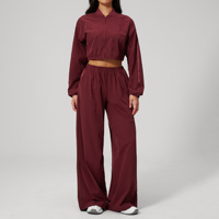 Nouvel ensemble de tenue de yoga transfrontalier pour femme – Haut court anti-UV léger et respirant pour le sport et le fitness en extérieur (extensible dans quatre directions)