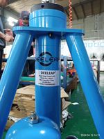 Cric trépied hydraulique pneumatique de 5 tonnes pour avion, support de levage réglable en hauteur pour la maintenance et la réparation aéronautique