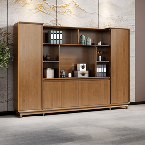 Ensemble de bureau et chaise de direction de luxe moderne, table de bureau modulaire de luxe commerciale, bureau de patron convertible en forme de L - Product Image 5