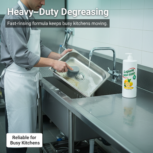 Lxpure Savon Vaisselle Enzymatique <span class=keywords><strong>Naturel</strong></span> Formule Dégraissante Avancée à l'Eau Froide 1000g, Idéal pour Tous Types de Vaisselle Service OEM/ODM Disponible - Product Image 6