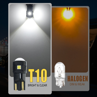 Bombillas LED T10 W5W Canbus sin error, 10-30V, 6500K, blancas, para luces laterales de coche, luces interiores de techo, puertas, maletero y matrícula