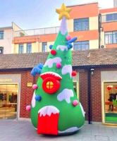 Modelo de árbol de Navidad inflable grande con Cajas de Regalo para Decoración