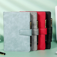 Carnet épais A5 plié en cuir synthétique pour étudiants, post-docs, examens d'entrée, carnet de notes, journal artistique