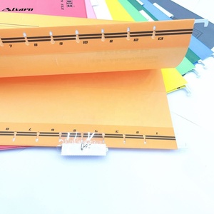 Biểu tượng tùy biến đầy màu sắc Home khách sạn Văn phòng đình chỉ tập tin A4 <span class=keywords><strong>FC</strong></span> Kích thước giấy treo thư mục tập tin - Product Image 3