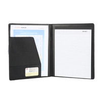 Usine personnalisé chaleur dossier affaires PVC Padfolio fichier dossier organisateur Document PU cuir portefeuille dossier presse à chaud PVC classeur