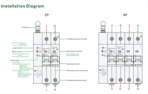 <span class=keywords><strong>Lapu</strong></span> สีขาว50/60Hz WiFi DIN Rail ครัวเรือน2P 4P AC คอนแทคเตอร์โมดูลควบคุมเฟสเดียวสวิตช์ - Product Image 6