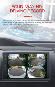 Wemaer OEM 360 Cámara panorámica 2D/3D Bird View HD Cámara de coche DVR Surround View Around Sistema de monitoreo - Product Image 3