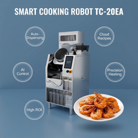 Machine de cuisson intelligente en acier inoxydable pour usage commercial, fonction autonettoyante, écran tactile numérique, électrique 380V pour cuisine centralisée