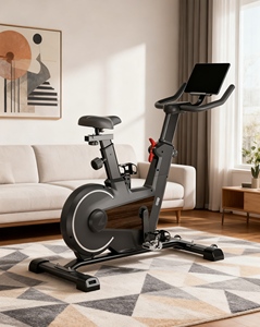 Steel Upright Exercise Bike LCD Display Wool Felt Resistance 6-13kg Flywheel for Sports Entertainment <strong>Fitness</strong> <strong>Body</strong> <strong>Building</strong> - Product Image 6