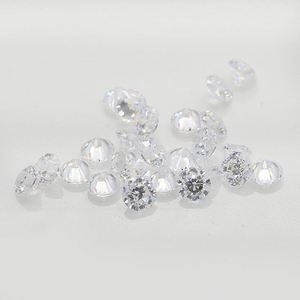 DS Gems prix usine 5 pièces/sac en vrac 6.5mm rond coupe spéciale pierre de zircone cubique blanche pour bijoux à bricoler soi-même - Product Image 5