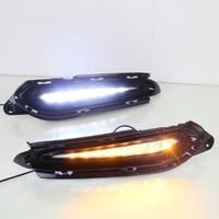 Feux de jour LED modifiés JC pour Honda HRV 2014-2017, clignotants modifiés, feux antibrouillard avant