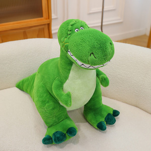 Tyrannosaurus Rex Soft Plush <b>Large</b> Dinosaur <b>Pillow</b> Embroidered Children's Toy Stuffed Doll Creative Custom Soft Cute Dolls Toys - Product Image 1