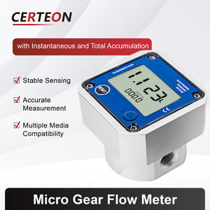Compacte RS485 nauwkeurig 0.1-50 <span class=keywords><strong>L</strong></span>/<span class=keywords><strong>min</strong></span> G1/4 G1/2 G3/4 aluminium mini digitale ovale tandwielmeter - Product Image 3